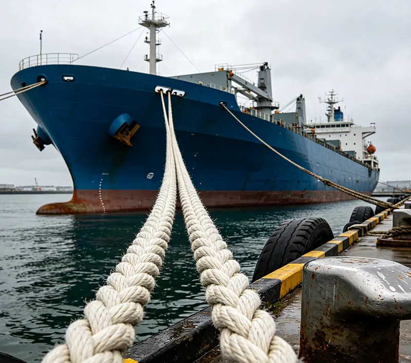 Nylon Rope - With excellent buffering and stretching performance, it is suitable for use in lifting and marine applications.