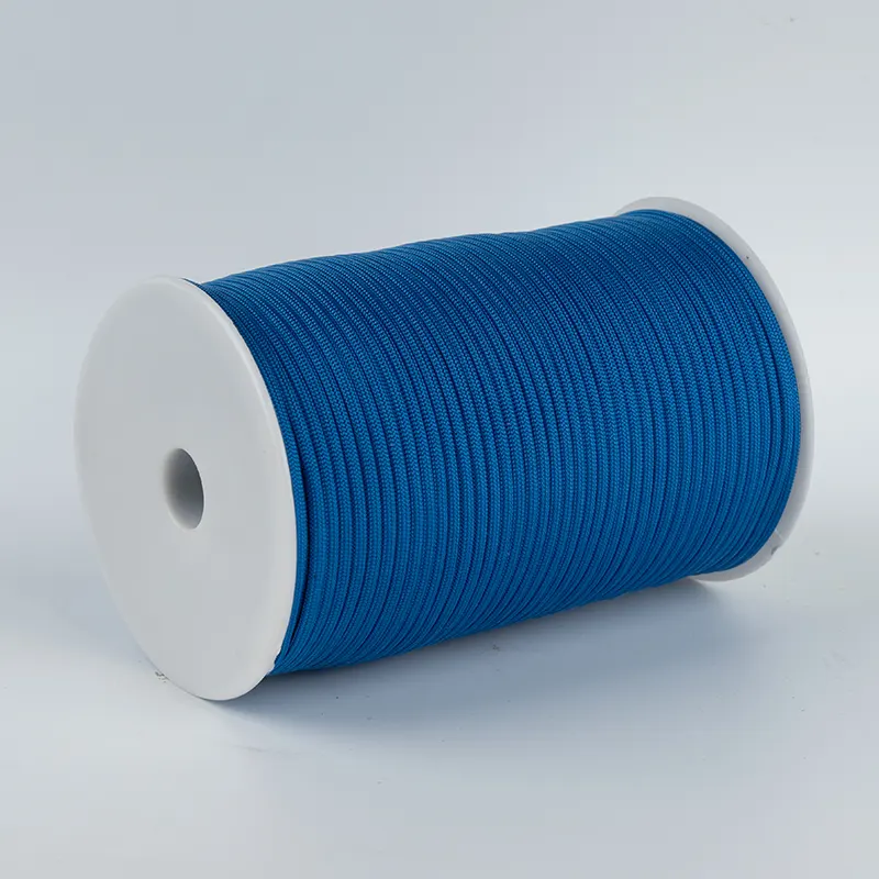 7 Strand Core 4mm Solid Blue 550 Polyester Paracord