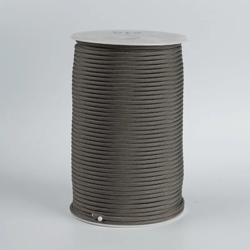 7 Strand Core 4mm Solid Brownish Grey 550 Polyester Paracord